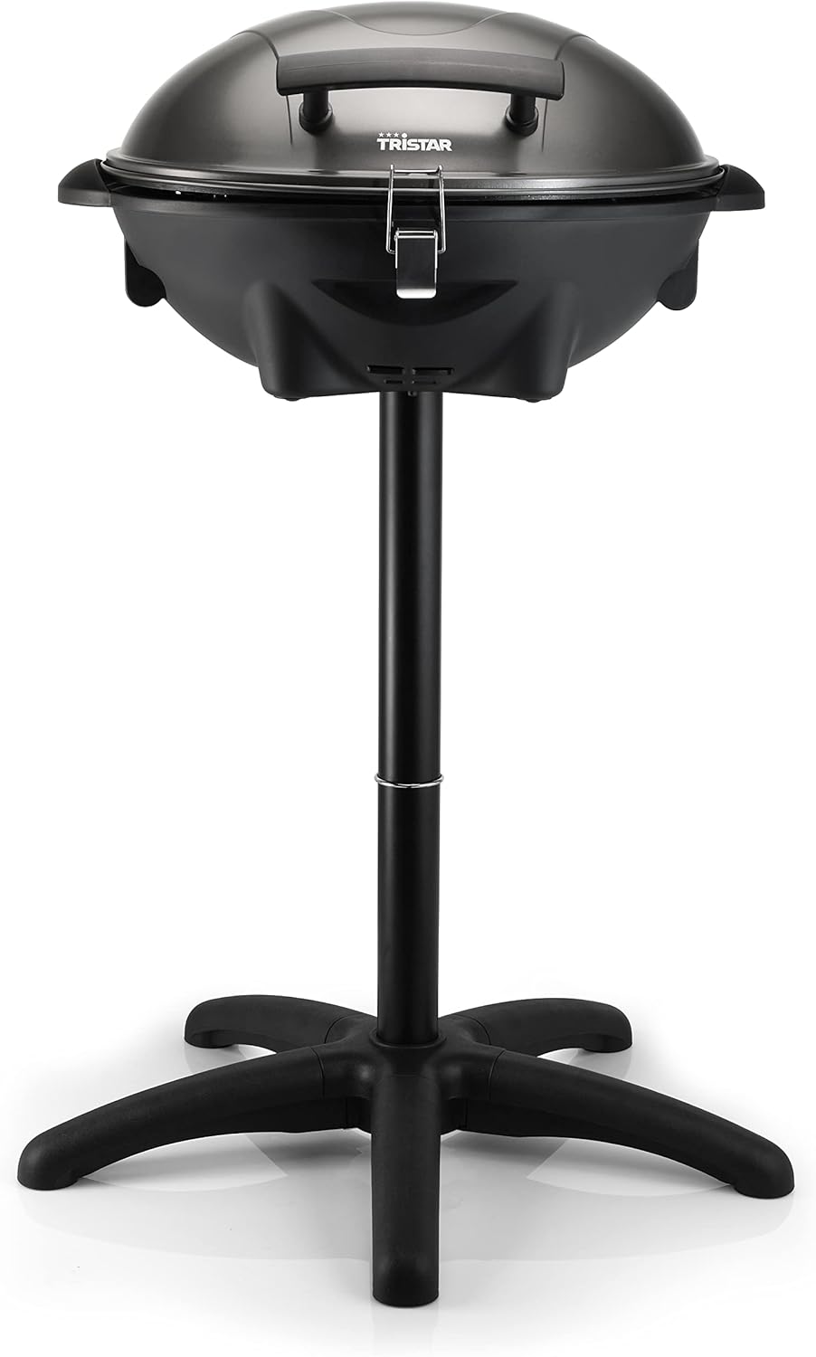 Tristar Barbecue Elettrico da Tavolo e Verticale - Superficie di cottura 46x35cm, Cavo di alimentazione da 3M, Piastra in ghisa inclusa, Temperatura regolabile, 2200 Watt, BQ-2816