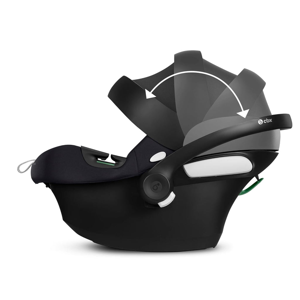 CBX by CYBEX Seggiolino Auto Aton B2 i-Size, Dalla nascita fino a ca. 24 mesi, Max. 13 kg, Inclusivo riduttore neonato, Compatibile con SensorSafe, Rosso