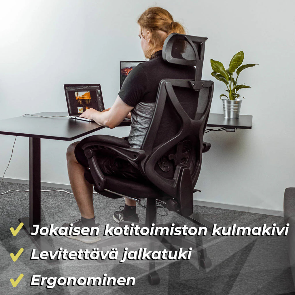 Lykke Bürostuhl Office Pro, Schwarz