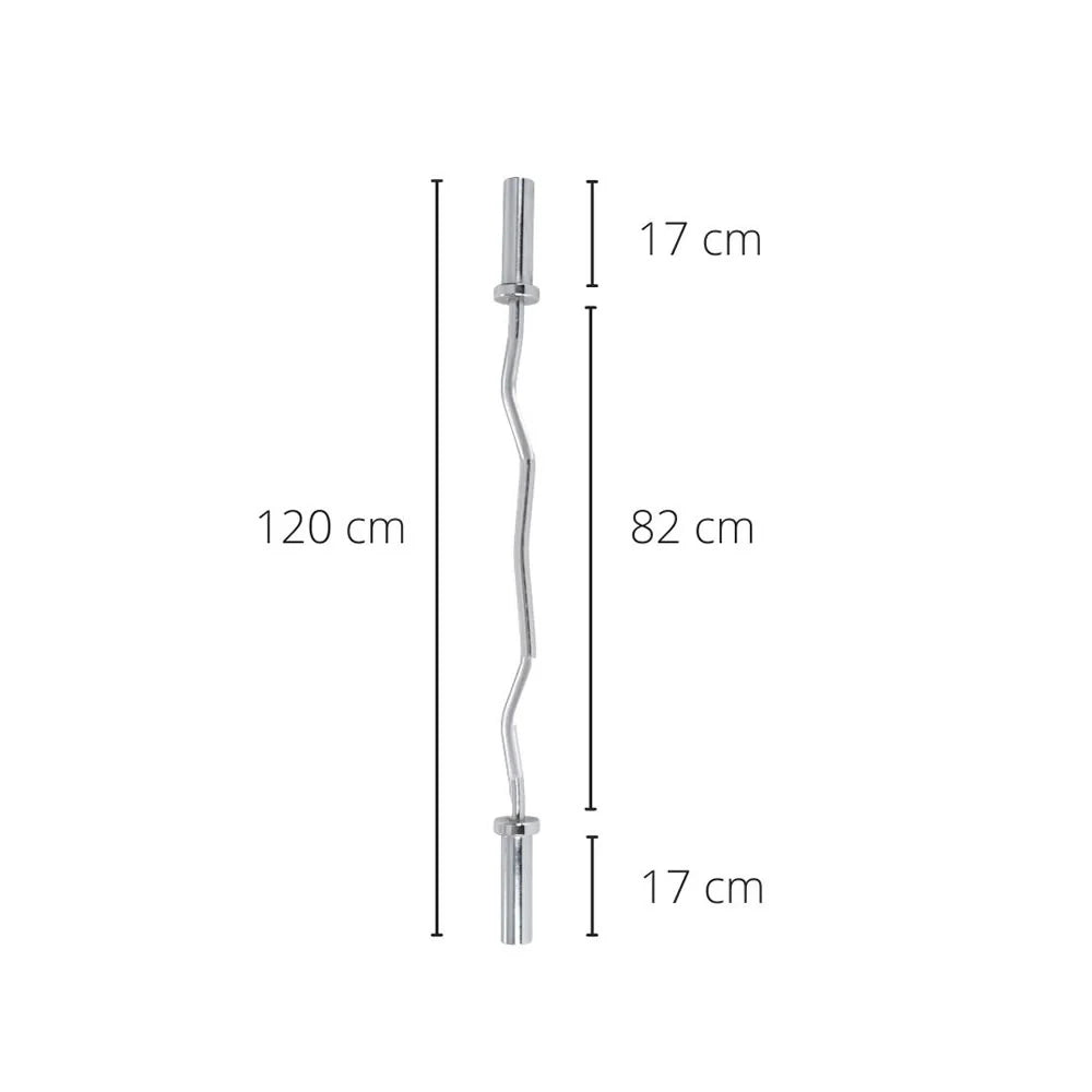 FUEL Fitness Olympia SZ Curlbar 120cm inclusi i collari a sgancio rapido