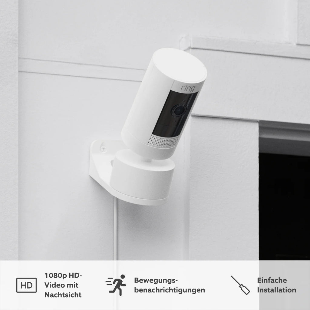 Stick Up Cam Plug-In mit Schwenk-/Kipphalterung