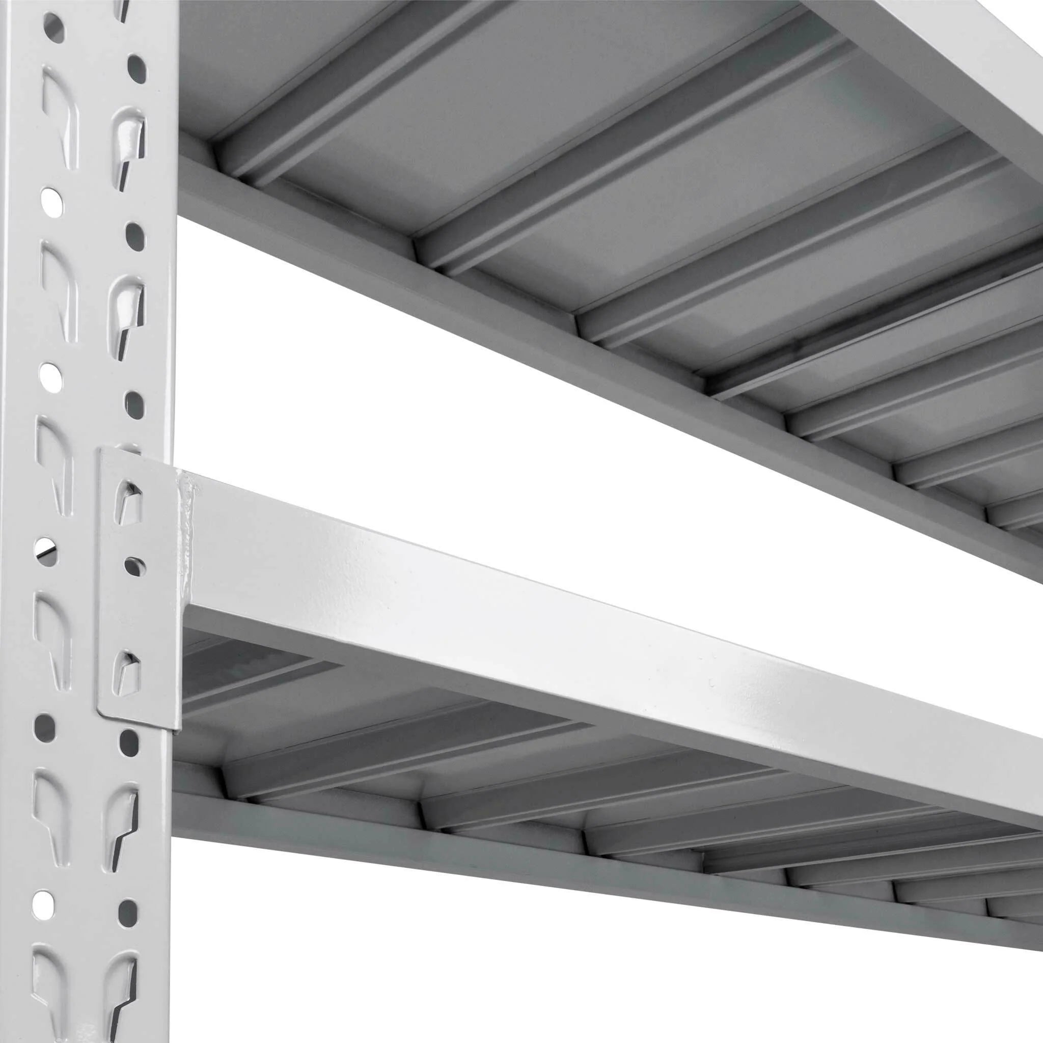 Fornorth Schwerlastregal 3200kg, 200x60x200cm, Weiss