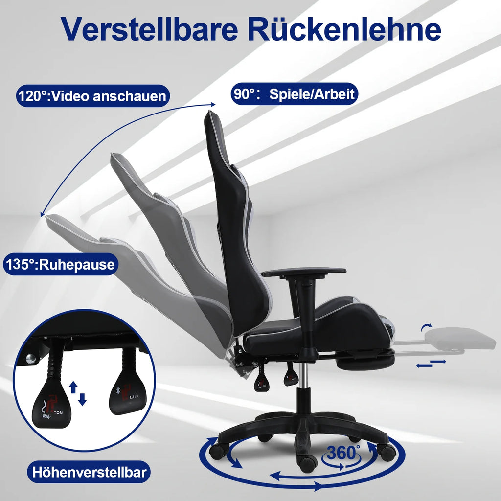 Sonnewelt Gaming Stuhl Bürostuhl Computerstuhl