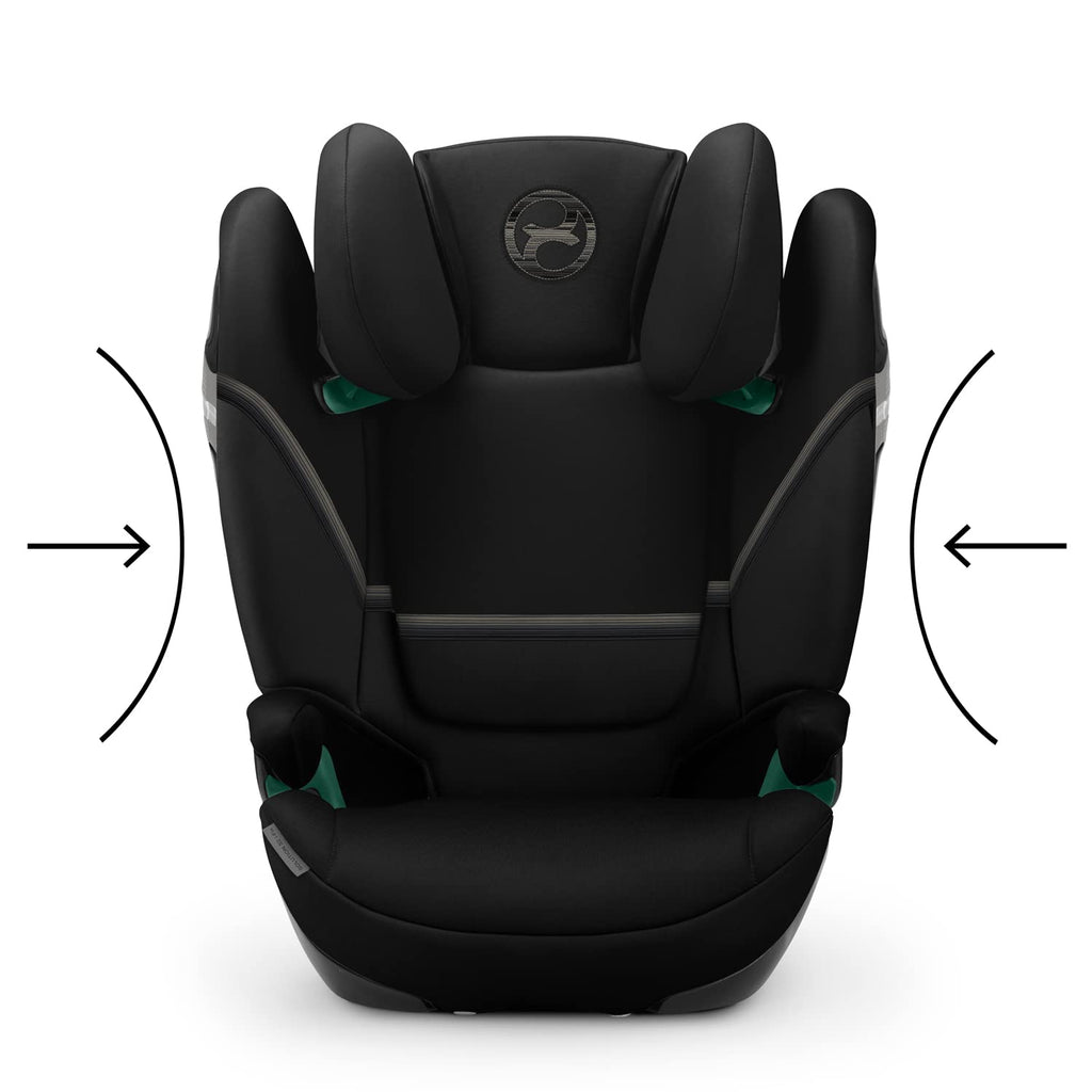 CYBEX Gold Seggiolino auto Solution S2 i-Fix, Per auto con e senza ISOFIX, 100-150 cm, Da 3 a 12 anni circa (15-50 kg), Lava Grey