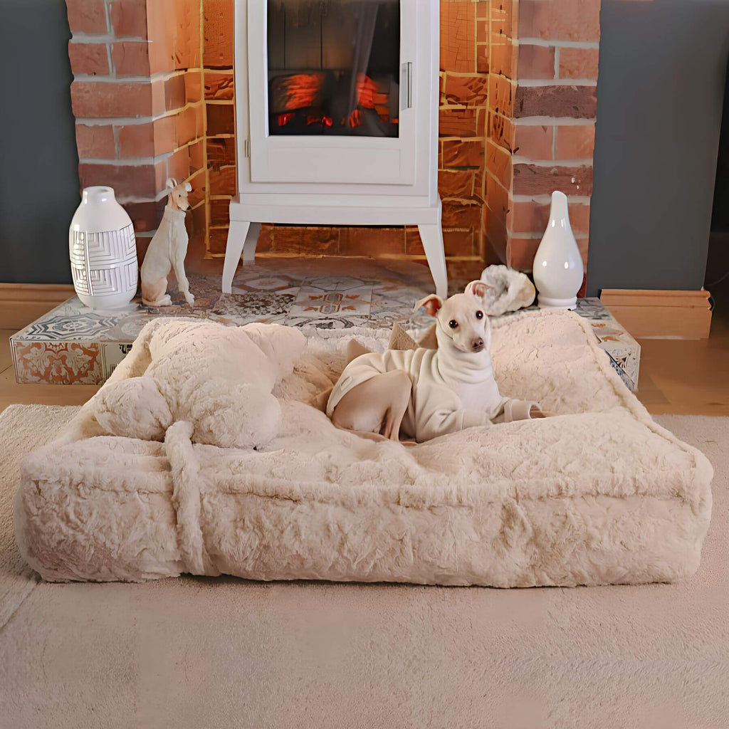 Dog Bed in Bone Shape – Soft Sleeping Nest for Comfort and Relaxation