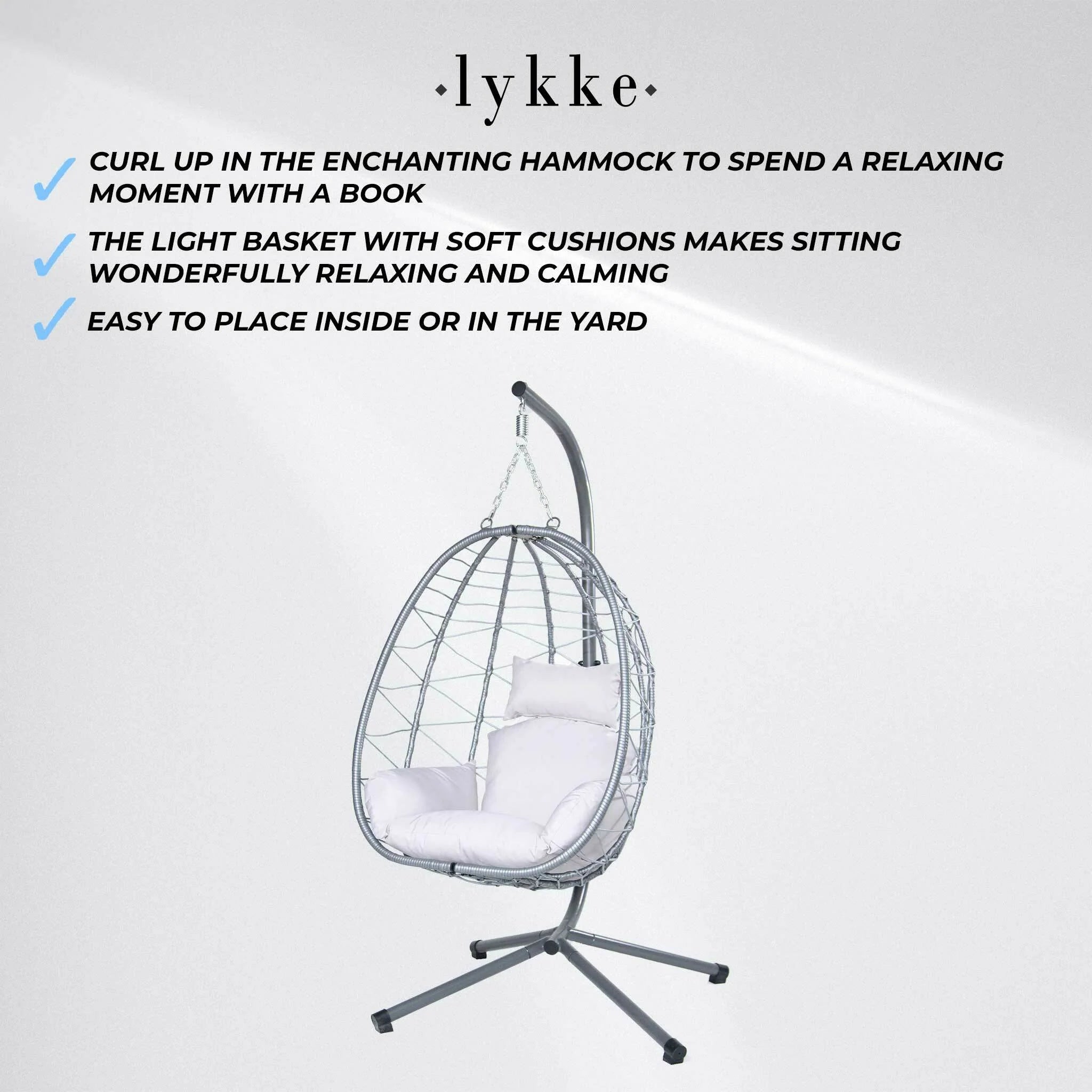 Lykke Hngesessel, grau