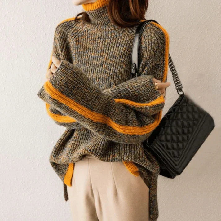 Stilvoller Rollkragenpullover