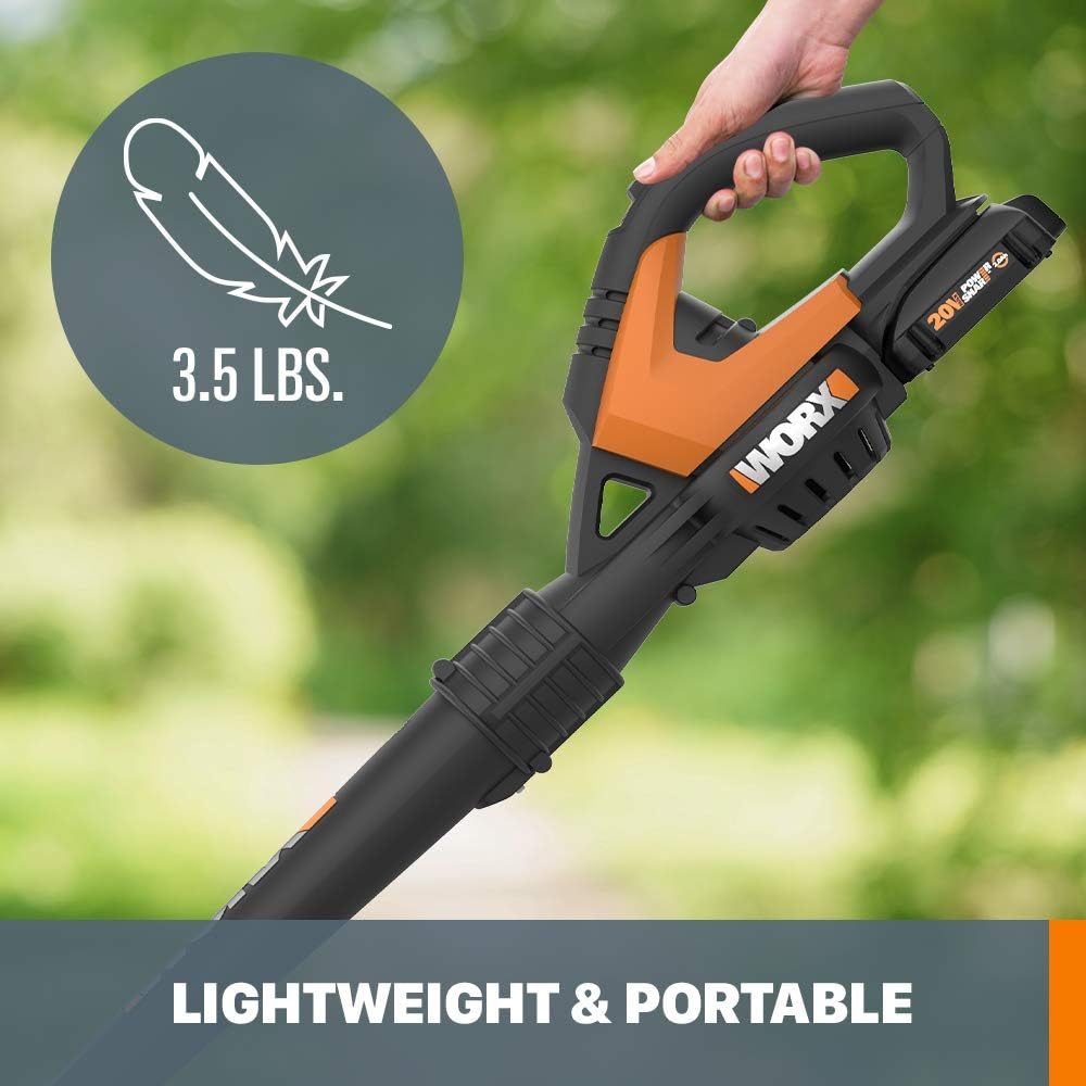 WORX WG545.9 20V Aria per Uso Gravoso al Litio Multiuso Soffiatore/Scopa/Pulitore-Utensile
