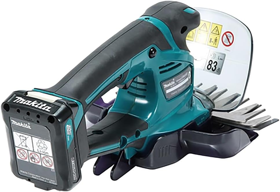 Makita UM600DSMEX Akku-Gras-Strauchschere 12V max, 4,0 Ah, 2 Akkus BL1041B, Ladegerät DC10SB, inklusive Schnittgutsammler