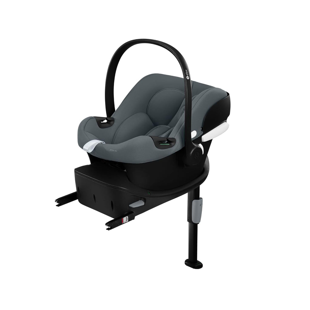 CBX by CYBEX Seggiolino Auto Aton B2 i-Size, Dalla nascita fino a ca. 24 mesi, Max. 13 kg, Inclusivo riduttore neonato, Compatibile con SensorSafe, Rosso