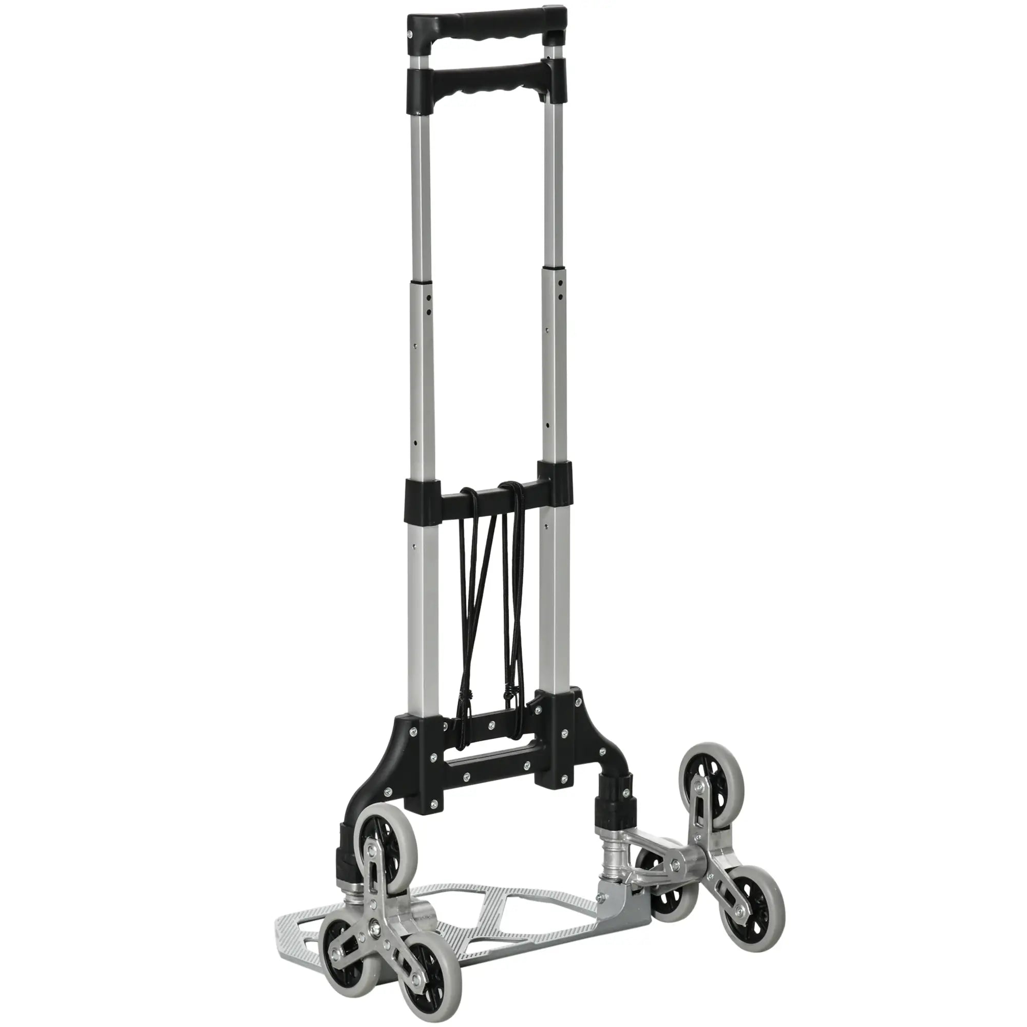 Carrello Saliscale Pieghevole Durhand 6 Ruote Alluminio