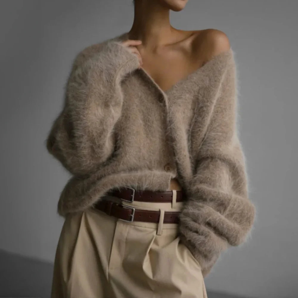 Evelyn - Cardigan in cachemire confortevole