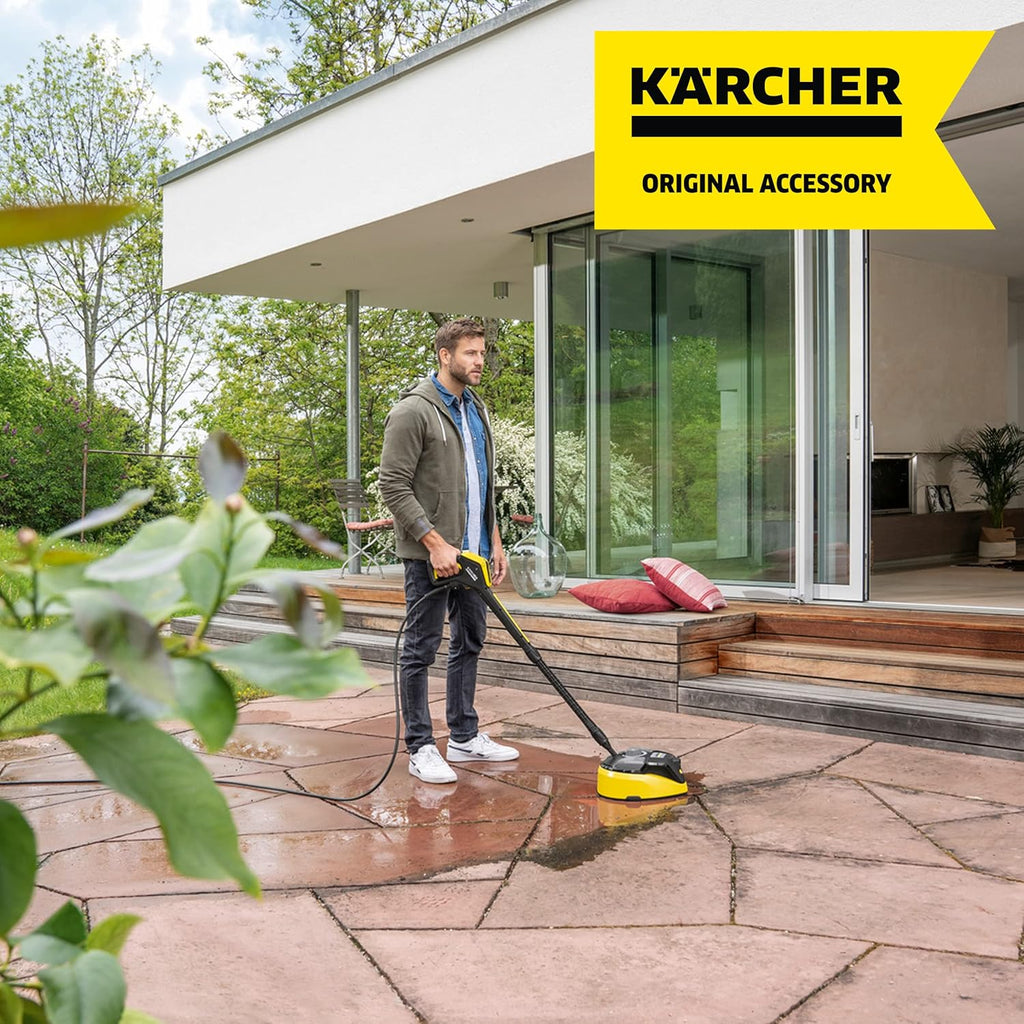 Kärcher T-Racer T 7 Plus detergente per superfici (protezione dagli spruzzi d'acqua, per grandi superfici, due ugelli a getto piatto, impugnatura per lavorare in verticale, ugello di potenza, ugello di risciacquo)