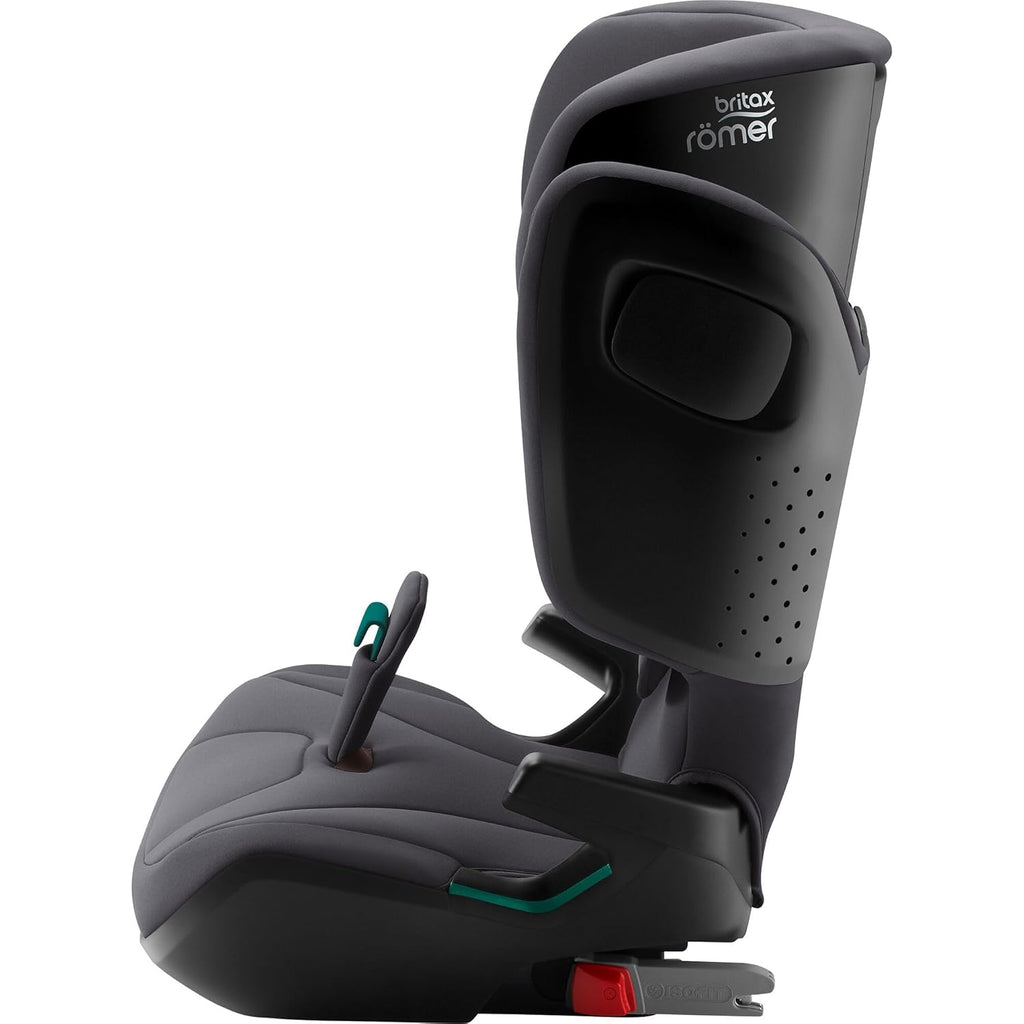 BRITAX RÖMER Seggiolino auto KIDFIX 2 Z-LINE, per bambini da 100-150 cm (i-Size) con e senza ISOFIX, 3,5-12 anni, Midnight Grey