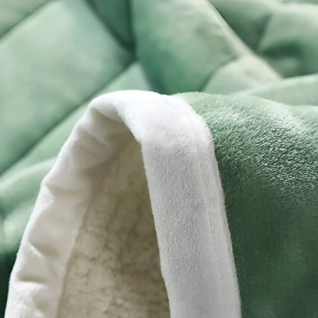 Luxurise Sherpa-Fleecedecke – Weich, Kuschelig und Perfekt für Kalte Tage