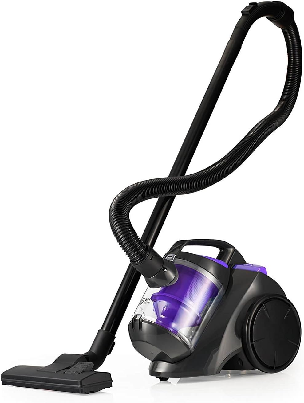 Balter Vento A1 Aspirapolvere senza sacco, compatto e leggero, filtro HEPA, viola