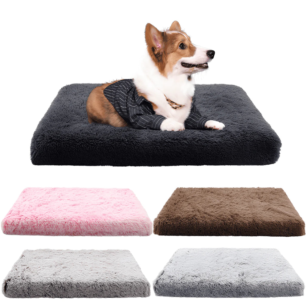 KuschelNest – Flauschiges quadratisches Hundebett für entspannten Schlaf