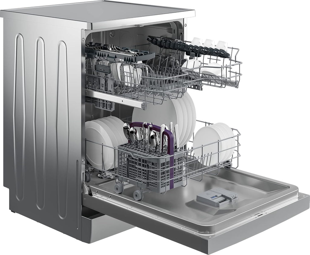 Beko BDFN26420W b300 freistehender Geschirrspüler, unterbaufhig, Platz für 14 Magedecke, Pro Inverter Motor, TrayWash, HygieneIntense, 6 Programme, WaterSafe+, Wei