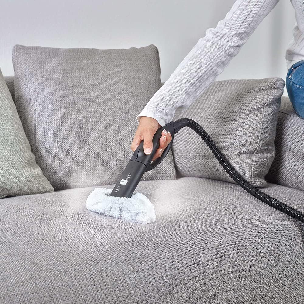 POLTI Vaporetto Eco Pro 3.0, Pulitore a vapore con caldaia e tappo di sicurezza, Potenza caldaia max 2000 W, Serbatoio da 2 litri, 9 accessori in dotazione, Made in Italy, grigio