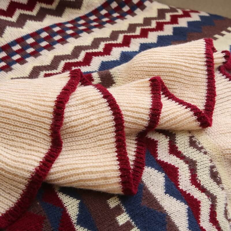 Skandinavische Strickdecke - Vielseitiger berwurf für jedes Zuhause