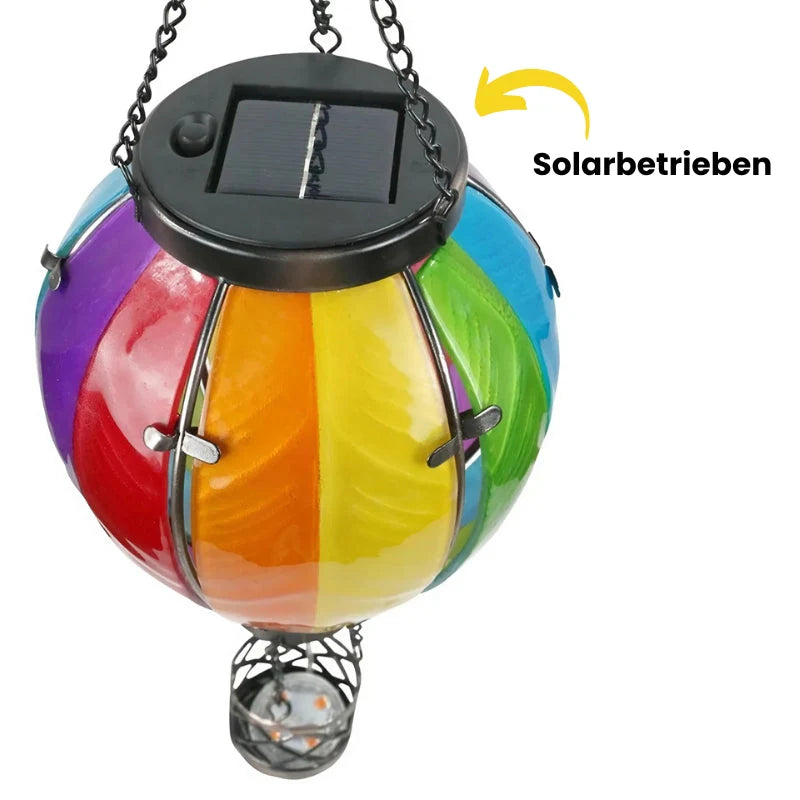 LumiBalloon - Lanterna Solare a Pallone Aerostatico con Effetto Fiamma