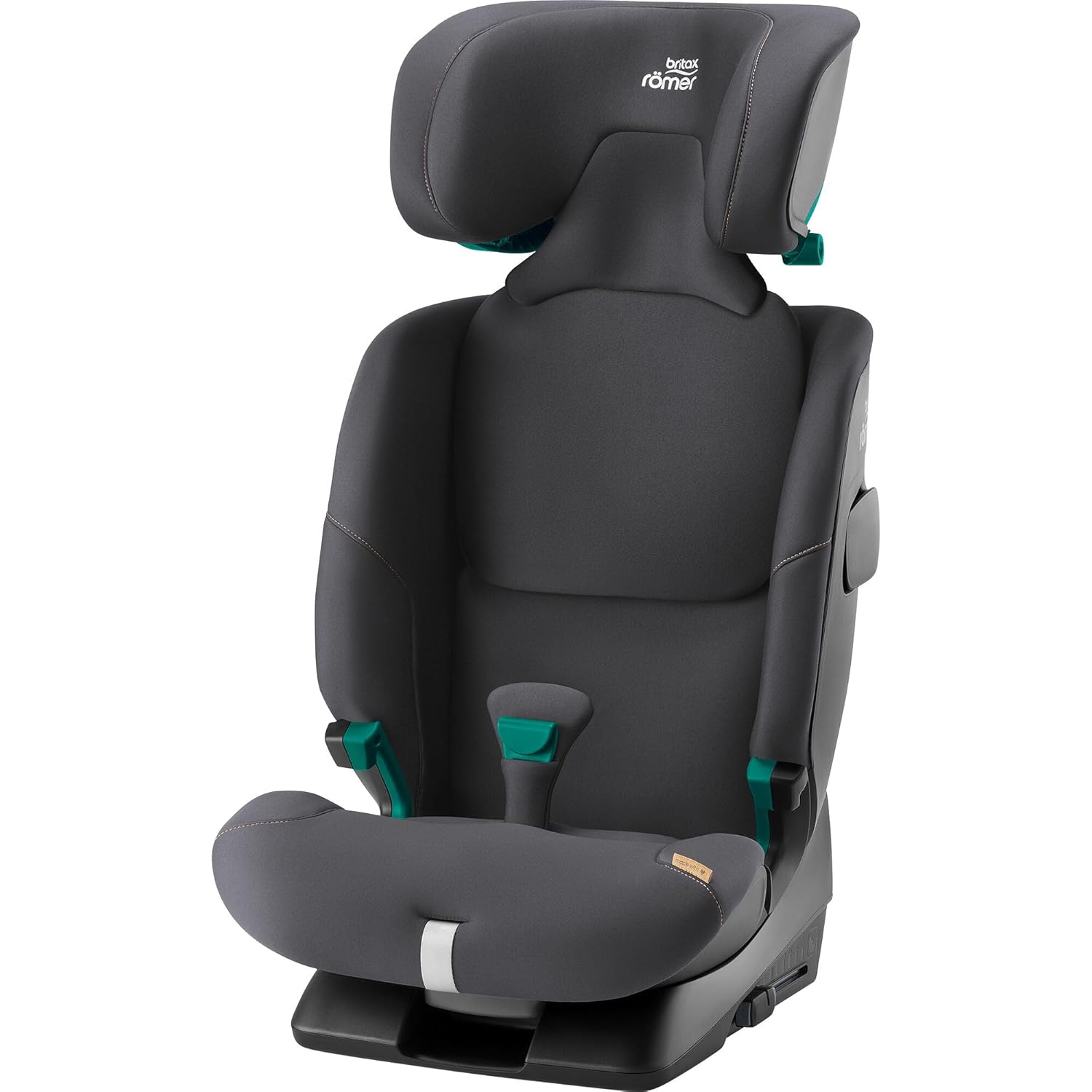 BRITAX RÖMER Seggiolino auto ADVANSAFIX 2 Z-LINE, per bambini da 76-150 cm (i-Size) con e senza ISOFIX, 15 mesi a 12 anni, Space Black