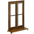 Outsunny Cornice finestra in stile vintage, resistente alle intemperie, decorazione da parete