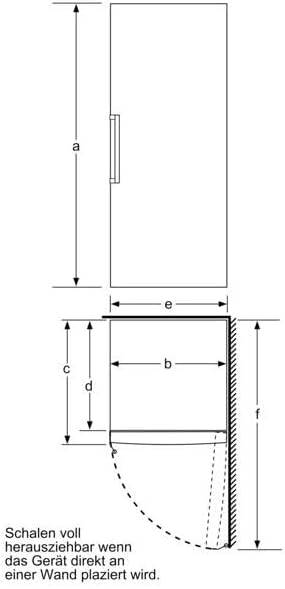 Siemens GS54NAWCV iQ500 Congelatore verticale, 176 x 70 cm, 327 L, NoFrost mai più sbrinamento, bigBox spazio per alimenti di grandi dimensioni, varioZone ripiani e cassetti flessibili in vetro, Bianco