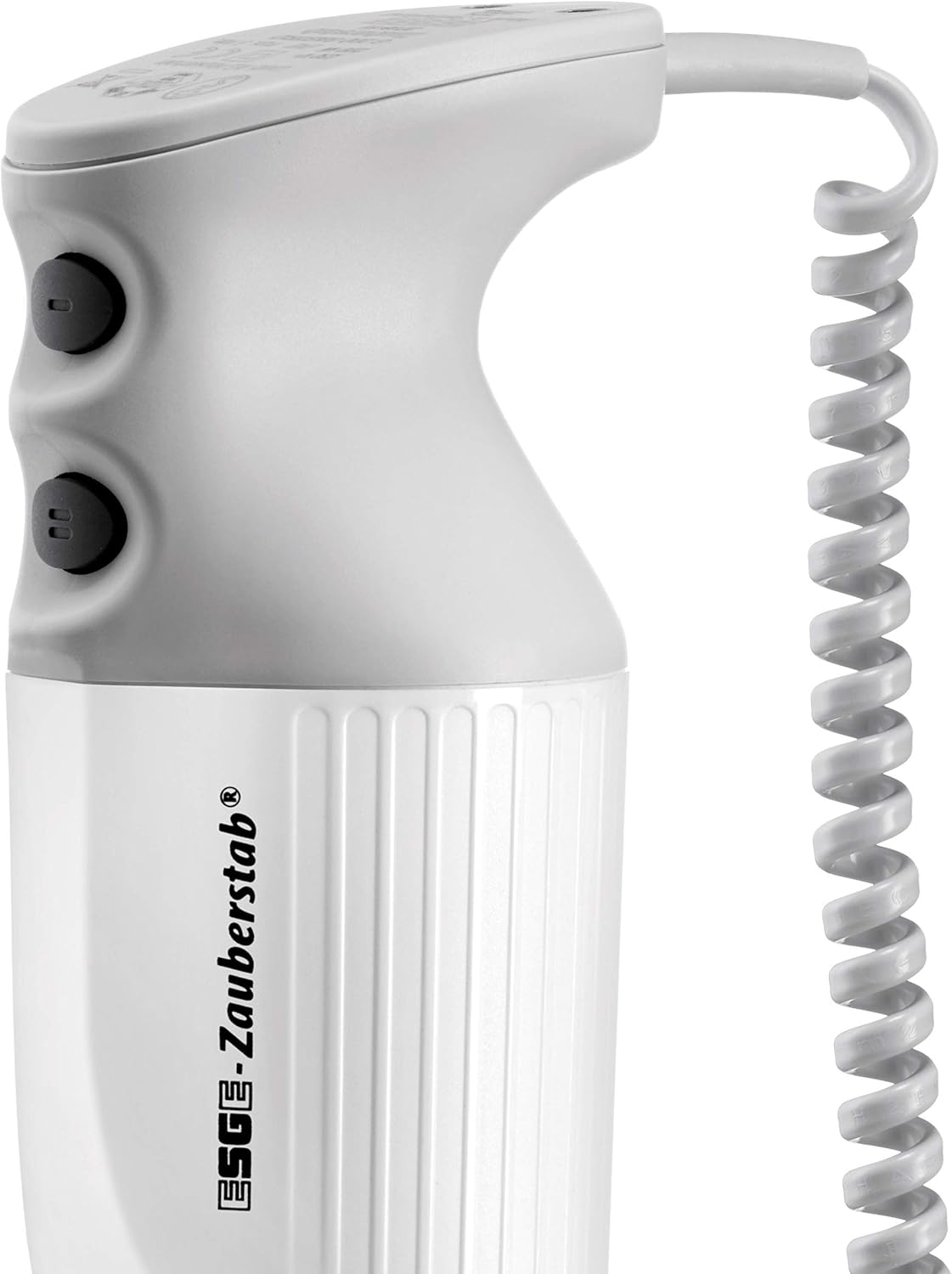 ESGE Zauberstab P 350 Profi, frullatore a immersione bianco con lama multiuso, fino a 22.000 giri/min, 90880, bianco/grigio