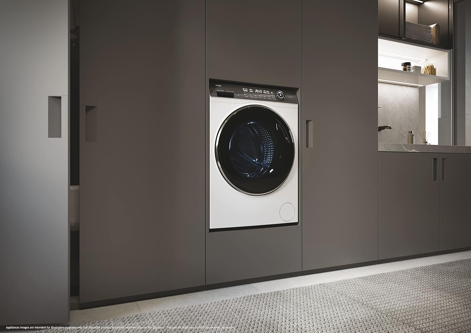 Lavasciuga Haier I-PRO SERIE 7 HWD80-B14979 / 8 kg Lavaggio / 5 kg Asciugatura / Motore Direct Motion - estremamente silenzioso / Cesto XL / Programma vapore I-Refresh / Protezione completa dall'acqua