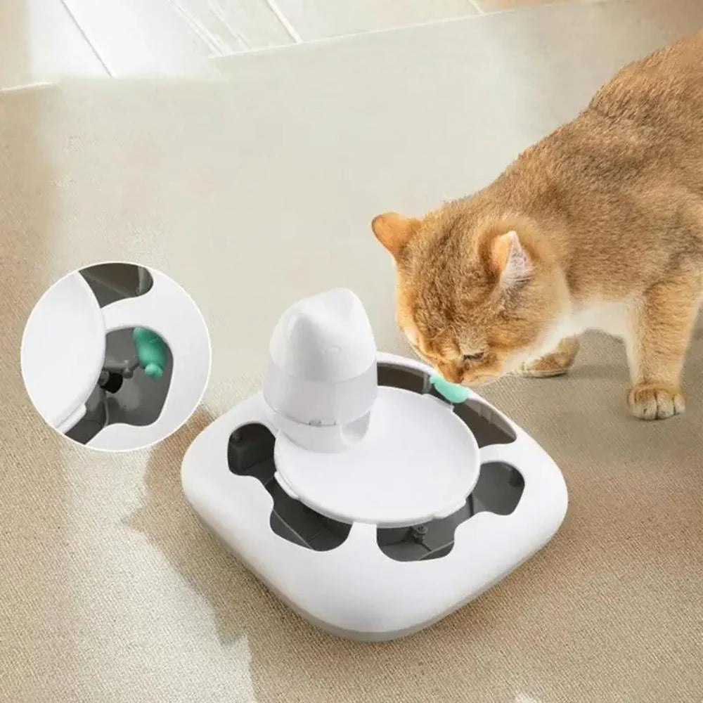Automatic cat feeder - Interactive cat toy