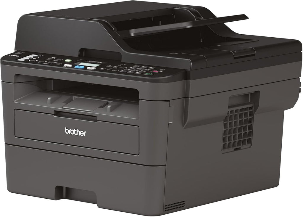 Brother MFC-L2835DW | Stampante multifunzione 4-in-1 (stampa/scansione/copia/fax) Laser monocromatica – Wi-Fi ed Ethernet – Alimentatore automatico documenti (ADF) da 50 fogli – Velocità di stampa di 32 pagine