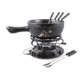 Swissmar F66901 Set Fondue Gruyère 9 pezzi, Ceramica/Acciaio inossidabile, 2.65L, Set fondue per carne, formaggio e cioccolato, per 4 persone, Confezione regalo
