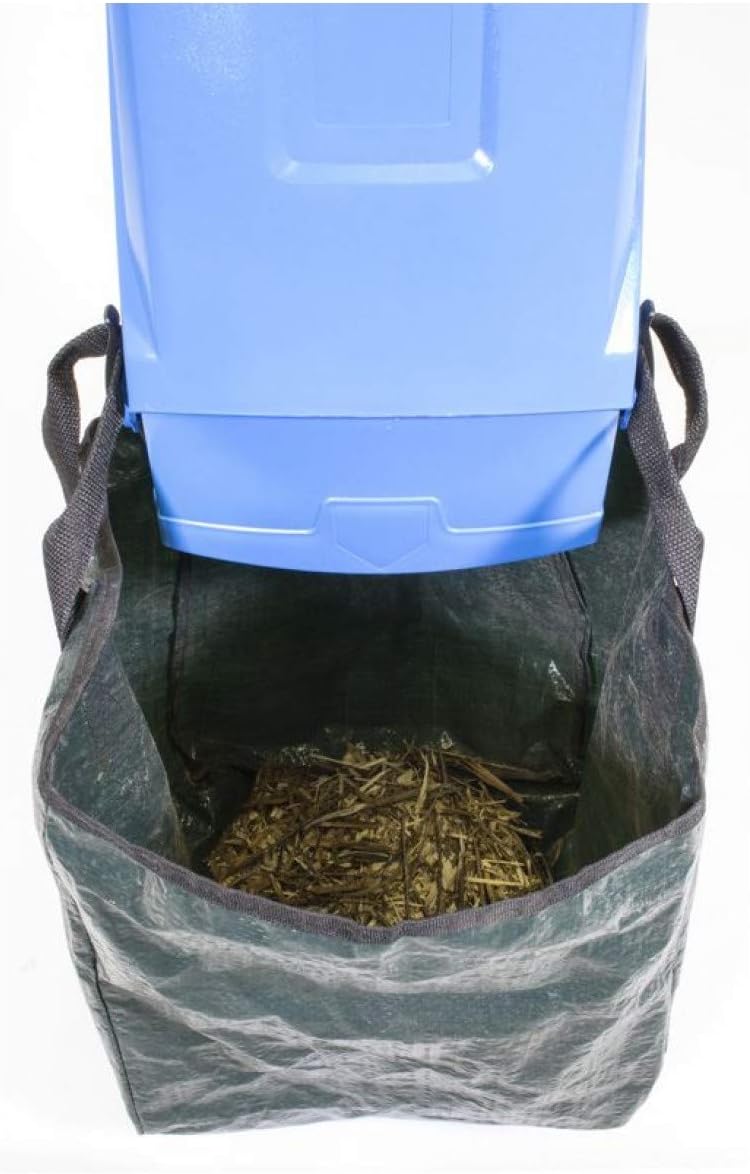 Güde Gartenhäcksler GH 2501 (2500 W, Messertechnik, wartungsarm, Selbsteinzug, Transporträder, Überlastsicherung, max. Astdicke 45 mm, inkl. Fangsack 45 L und Zuführhilfe)