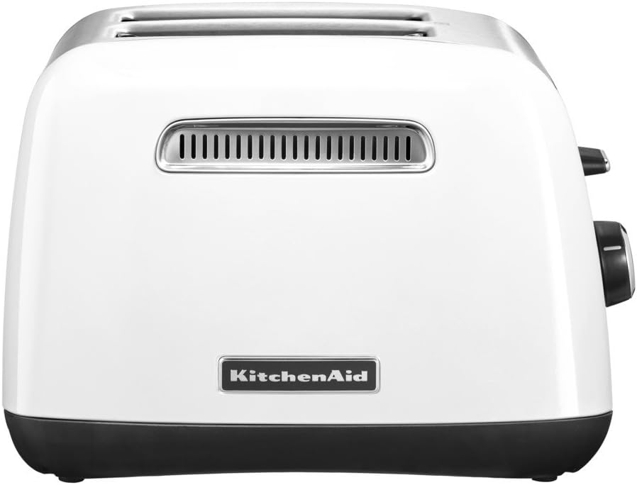KitchenAid 5KMT2115BOB Klassischer Toaster mit 2 Schlitzen, Metall Legierter Stahl, Onyx Black