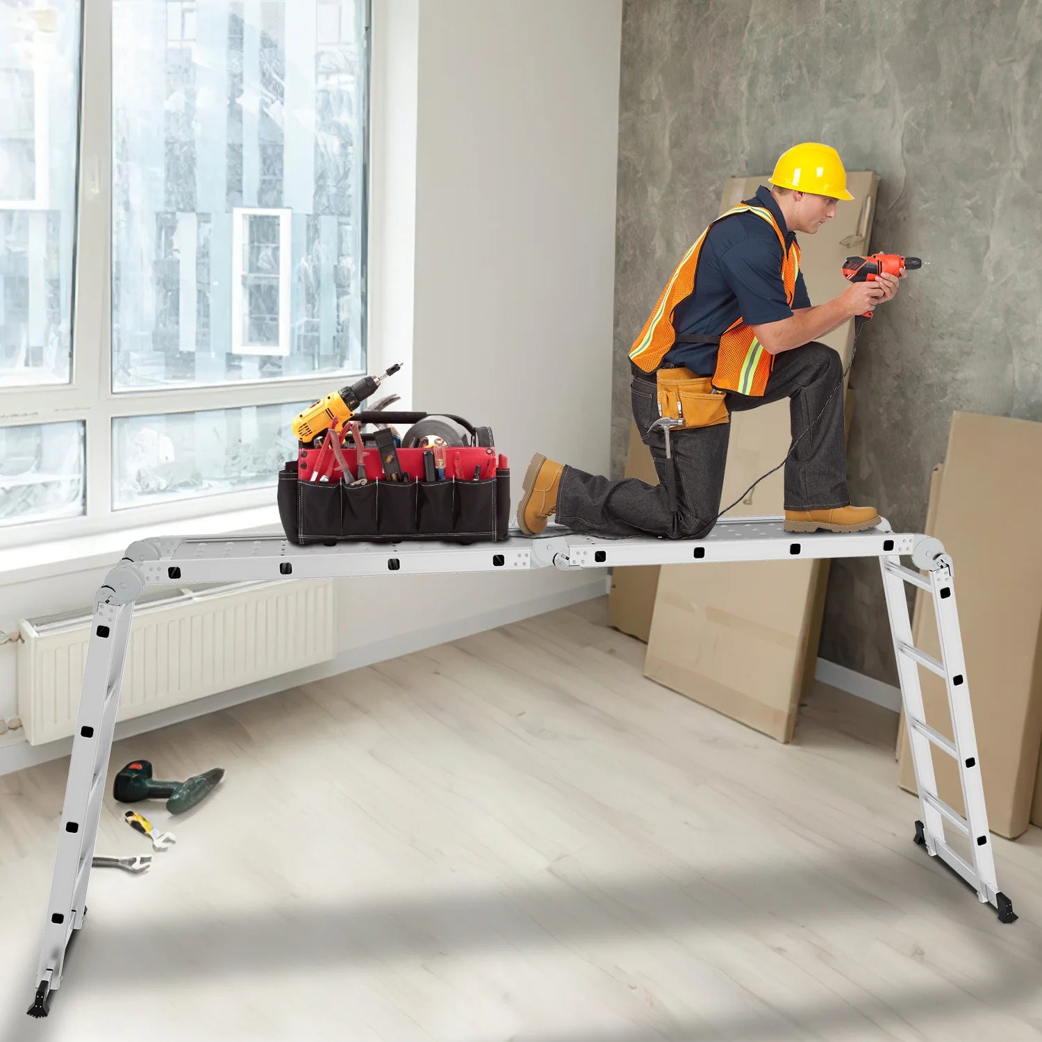 Scala multiuso in alluminio Sonnewelt 4.7M/5.8M