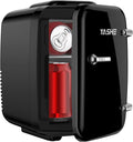 YASHE Mini Fridge, 4 Litre Mini Refrigerators for Cosmetics, Drinks, 220 V AC/12 V DC Thermoelectric Cooling and Heating, Small Fridge for Bedroom, Office, Dorm, Car (Pink)