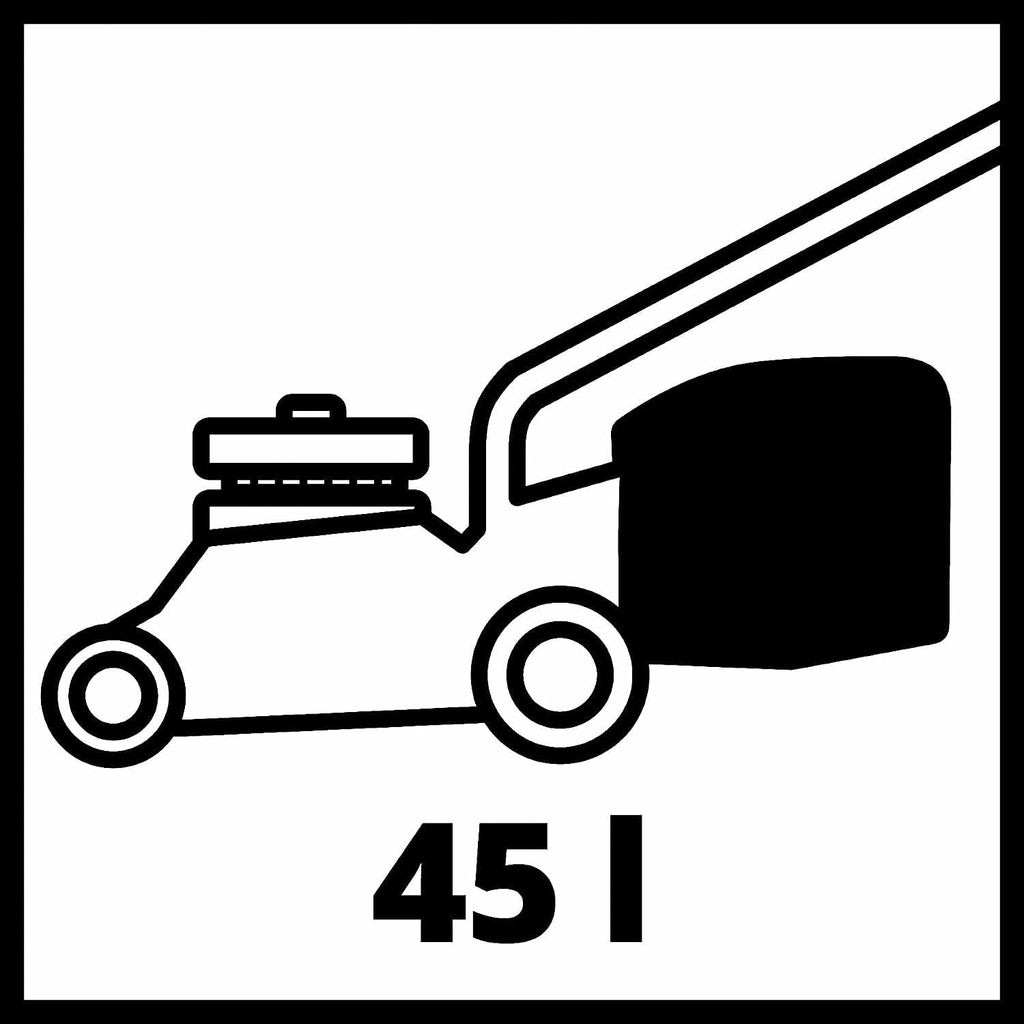 Tagliaerba a batteria Einhell GE-CM 36/37 Li-Solo Power X-Change (36 V, larghezza taglio 37 cm, fino a 400 m², cesto di raccolta 45 L, altezza taglio 25-75 mm, senza batteria)