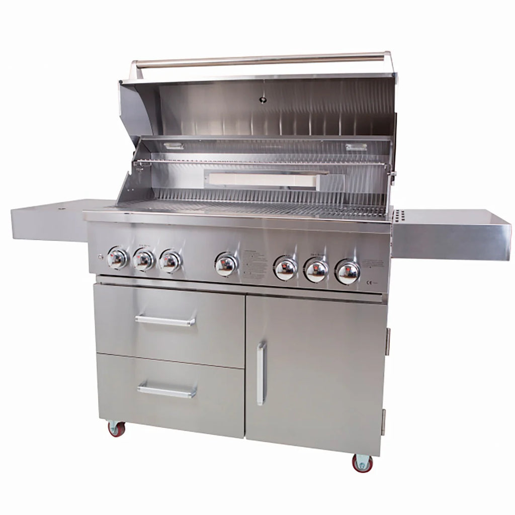 KOBE Barbecue a gas PROFESSIONAL 5+2, 176,7x69x128,5cm