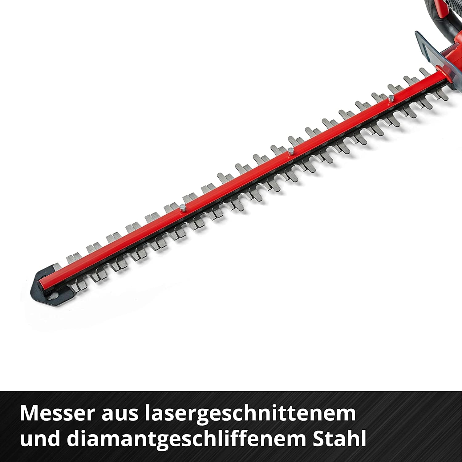 Einhell Tagliasiepi a batteria GE-CH 18/60 Li-Solo Power X-Change (18 V, lunghezza di taglio 60 cm, distanza denti 22 mm, impugnatura orientabile, inclusa protezione antitaglio, senza batteria)