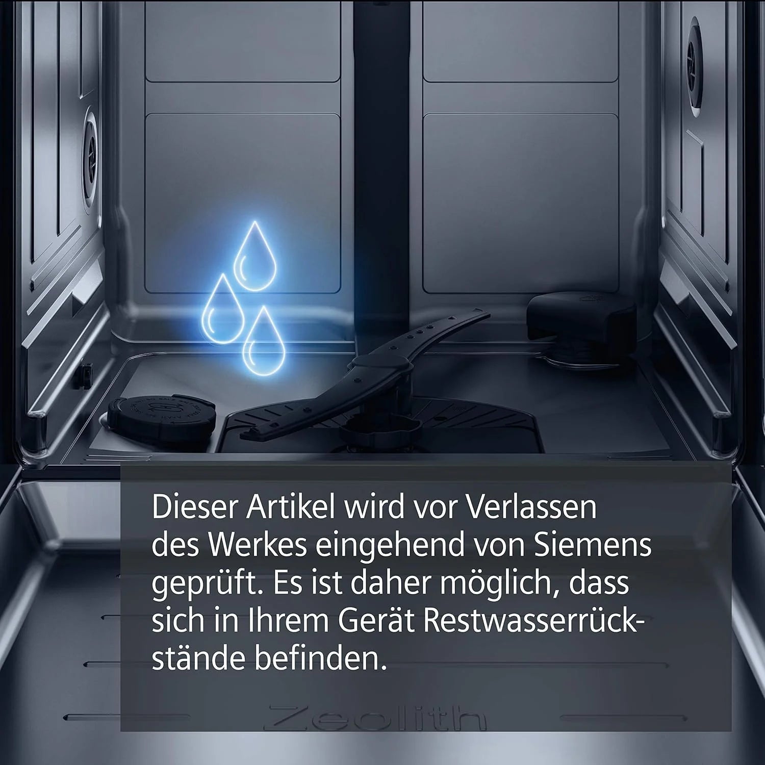 Siemens SR65YX08ME, iQ500 Lavastoviglie smart a scomparsa totale, larghezza 45 cm, cassetto portaposate, Zeolith, extra silenziosa, aquaStop, apertura automatica della porta a fine programma, varioSpeed, illuminazione interna