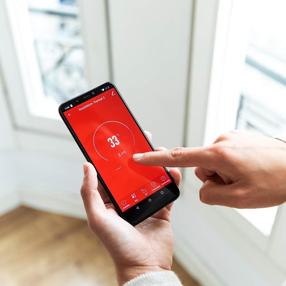 Cecotec Radiatore a olio con telecomando ReadyWarm 2500 Thermal. 1800 W, 12 elementi in alluminio, schermo LCD, 3 modalità di riscaldamento, timer, design sottile, protezione contro il surriscaldamento Overprotect System