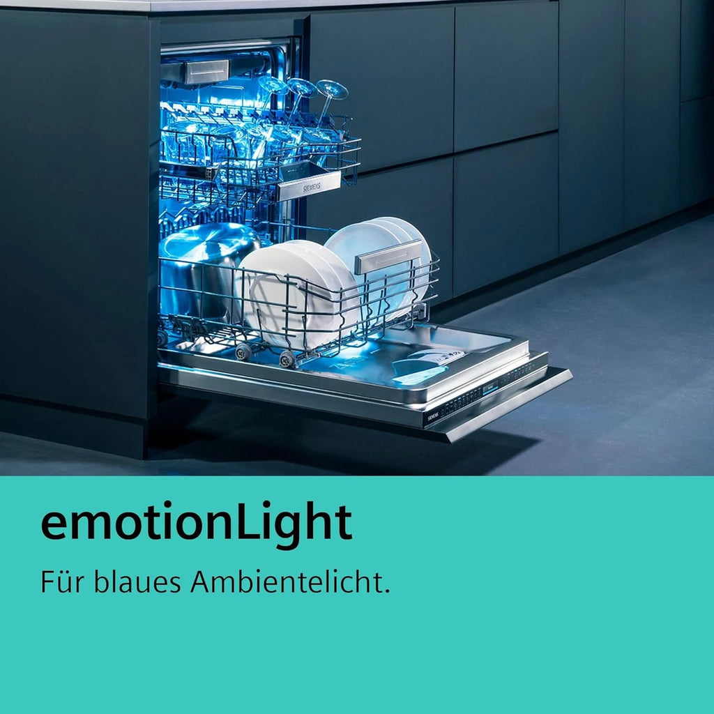 Siemens SN63EX06VE, iQ300 Smarter Lavastoviglie, Lavastoviglie a incasso totale, 60 cm, Cassetto posate, Extra silenziosa, varioSpeed, Apertura automatica porta, Triple rackMatic, infoLight, intensiveZone