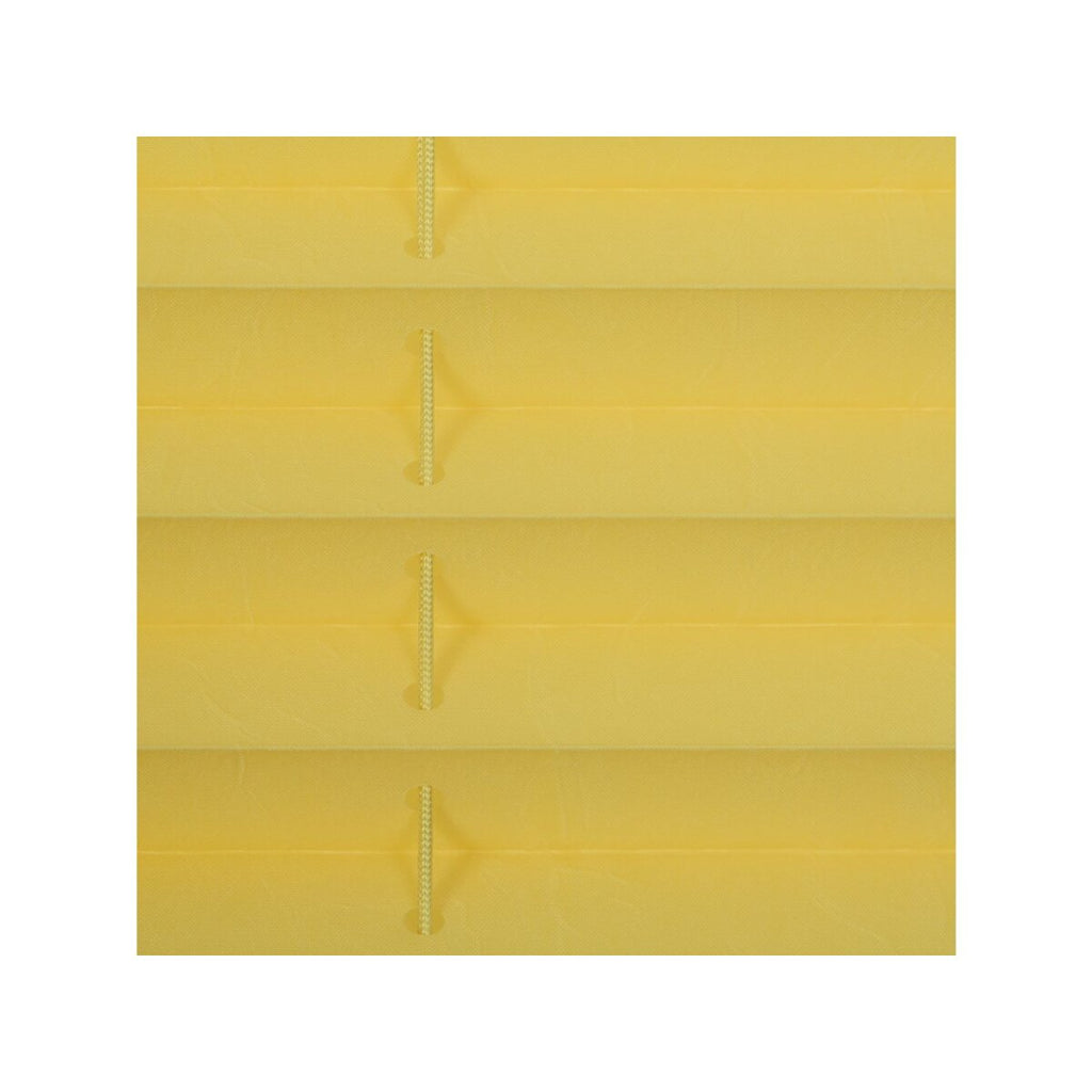 Lichtblick Klemmfix Tenda plissettata, regolazione continua, oscurante, montaggio senza forare, 130 cm, 100 cm, Giallo - Prodotto di seconda scelta come nuovo
