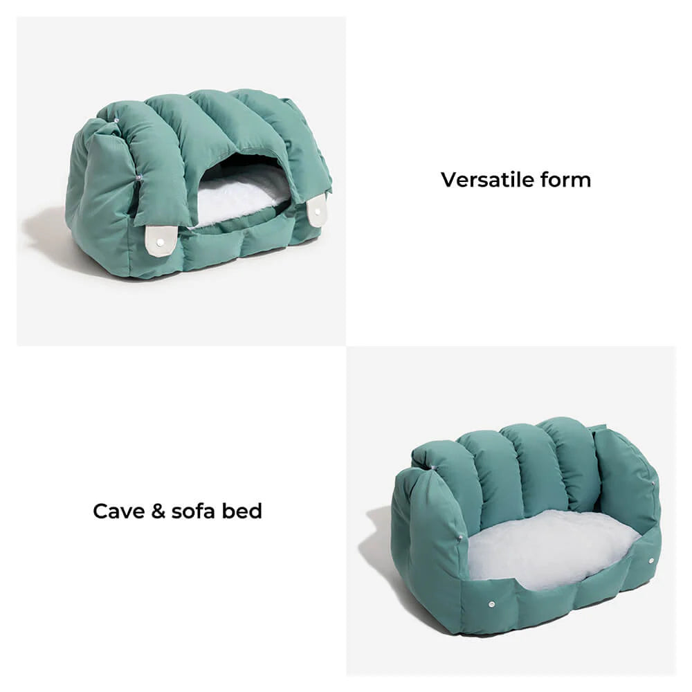 KatzenKomfort – 2-in-1 beheizbare Katzenhhle mit halboffenem Design