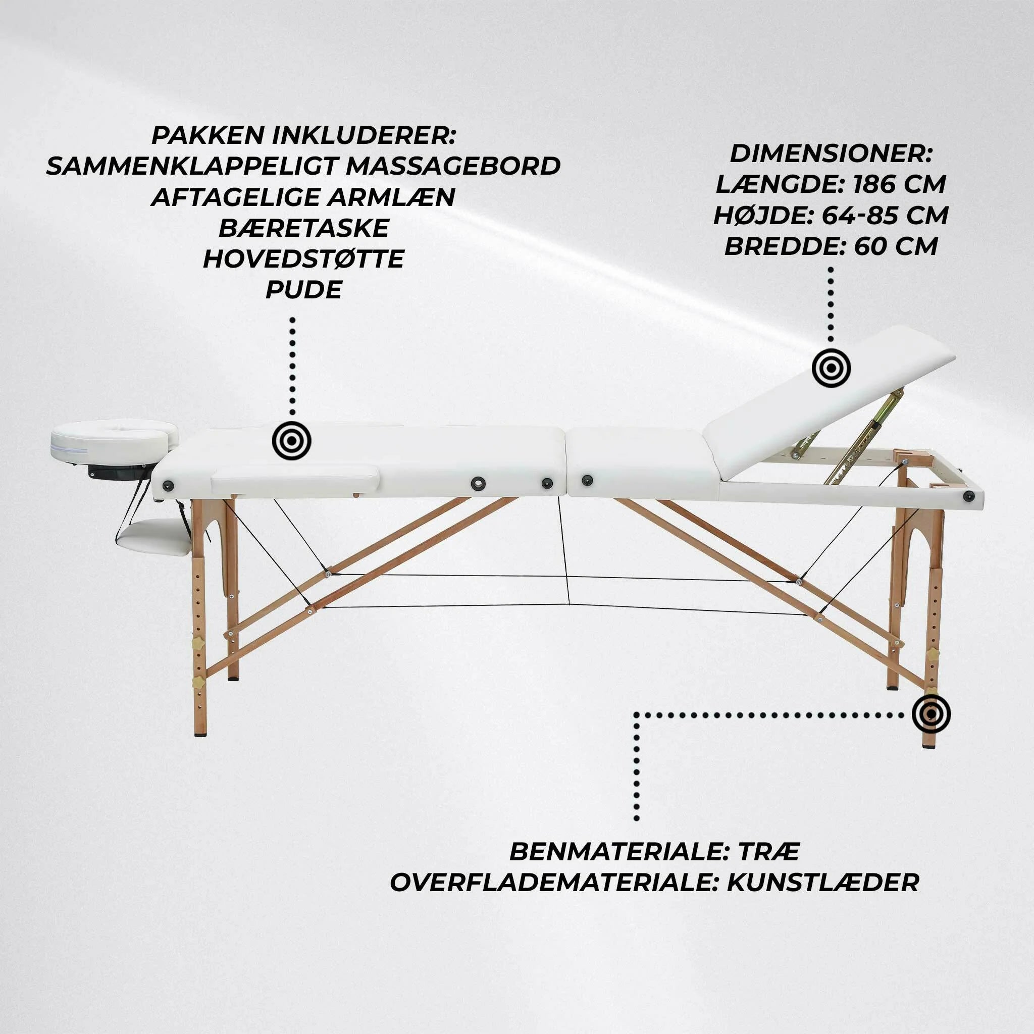 React Massageliege P300 Wei