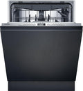 Siemens SN43ES14VE, lavastoviglie intelligente iQ300, lavastoviglie da incasso con cassetto portaposate, 60 cm, apertura automatica della porta grazie ad autoOpen dry, particolarmente silenziosa con motore iQdrive, aquaStop, acciaio inossidabile