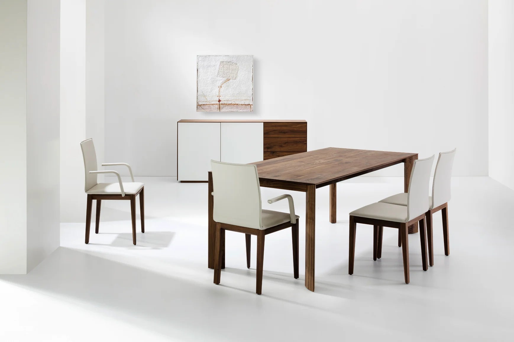 Scholtissek Ausziehtisch SR1 light Eiche massiv, verschiedene Gren SR-1