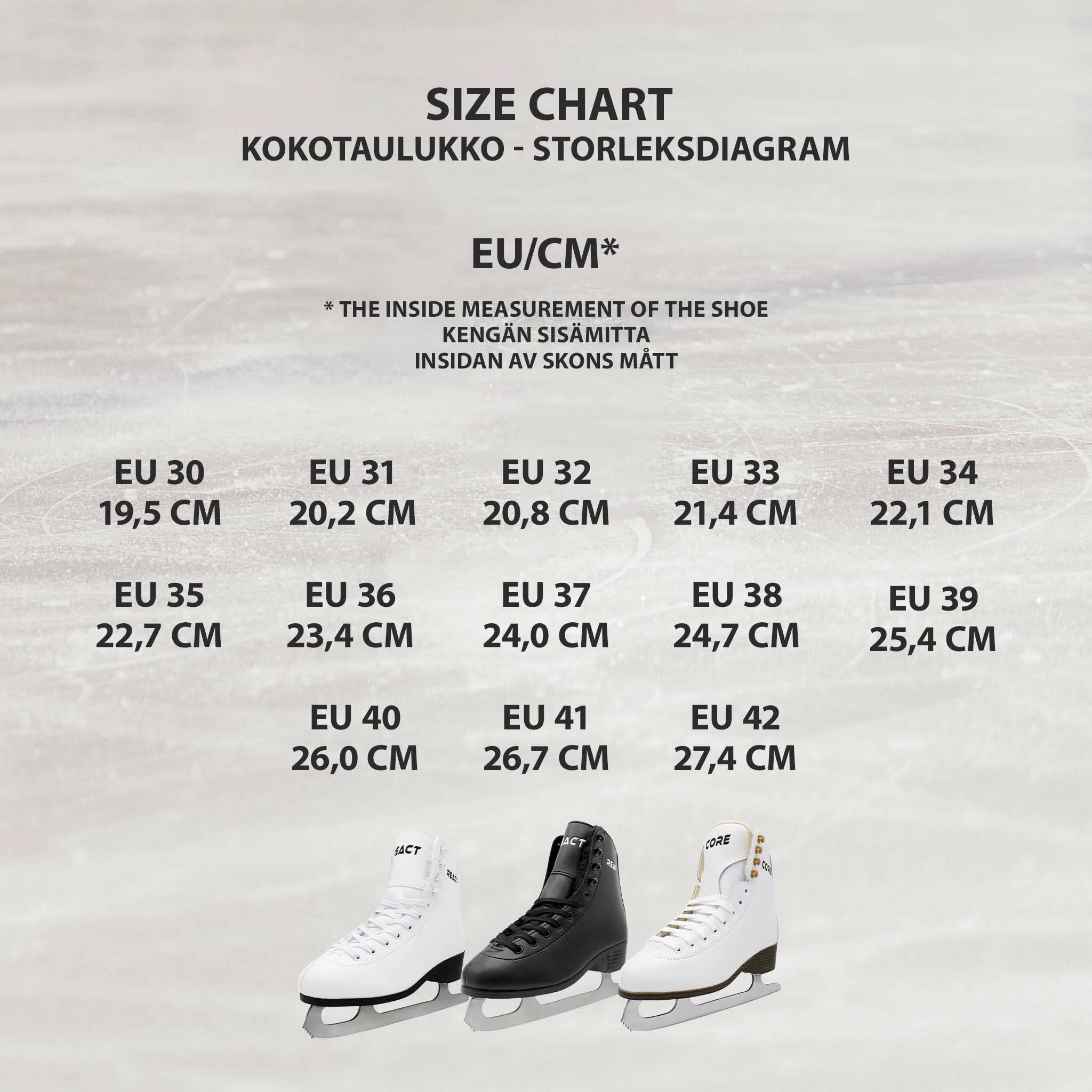 Pattini da ghiaccio Core Eiskunstlauf