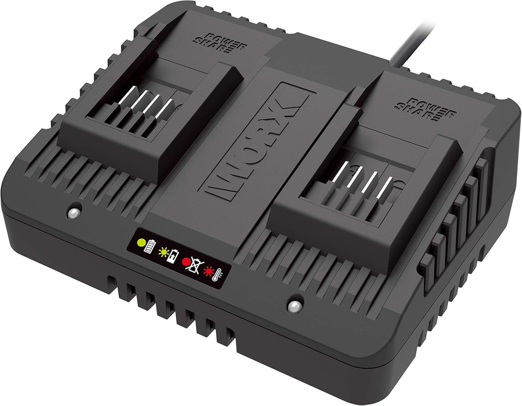 WORX NITRO 40V Profi Akku-Laubbläser WG585E.9 - starker bürstenloser Motor - 3 Geschwindigkeiten & 2 Modus - 266km/h Luftgeschwindigkeit - 1053m³/h Luftmenge - leicht & kompakt - ohne Akku & Ladegerät